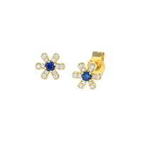 Earrings Amen Woman Lady in Silver Zircone EMAGBBLZ - EMAGBBLZ